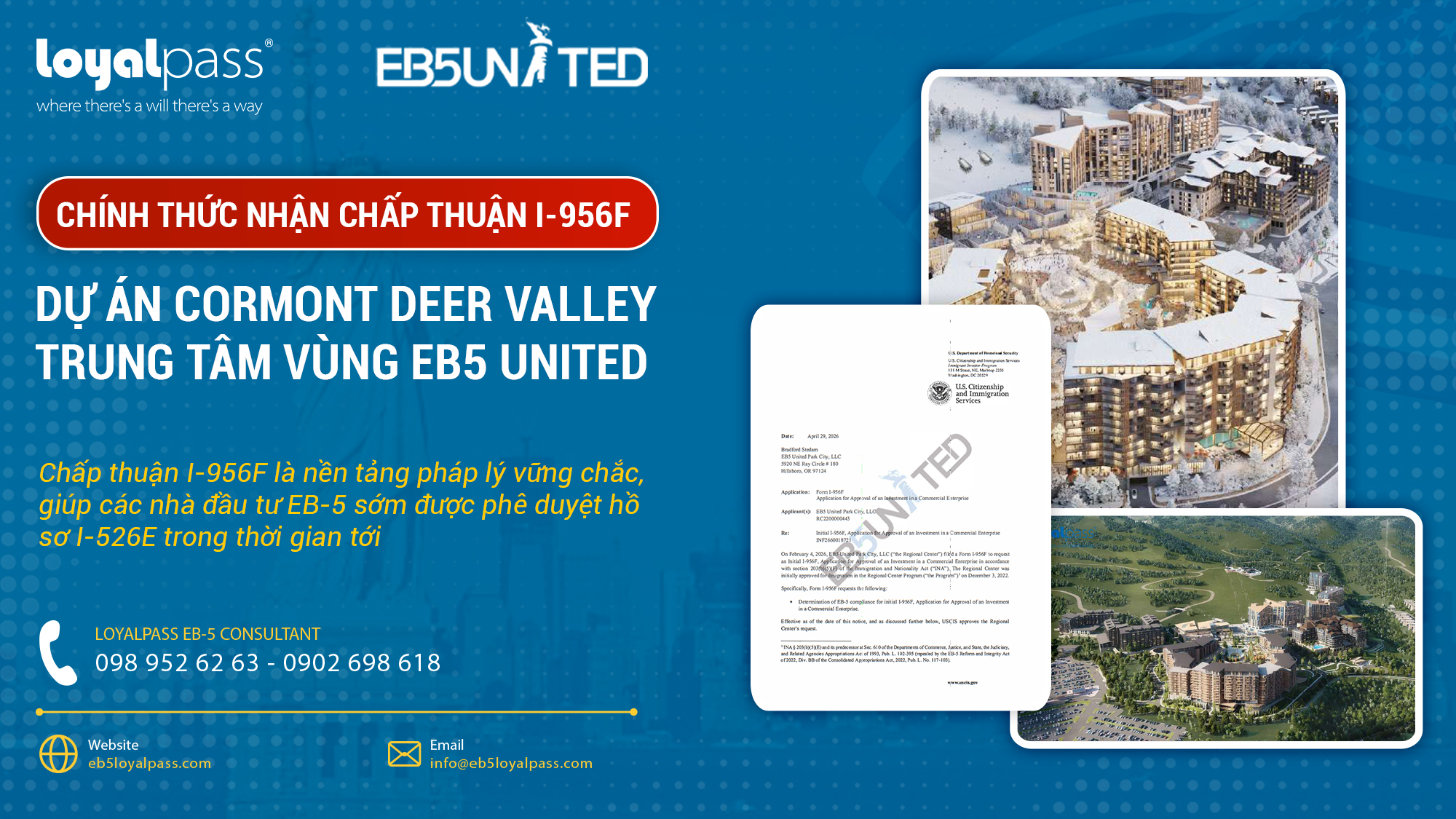 Dự án Cormont Deer Valley chính thức được chấp thuận I-956F: Nhà đầu tư sẽ sớm được phê duyệt I-526E